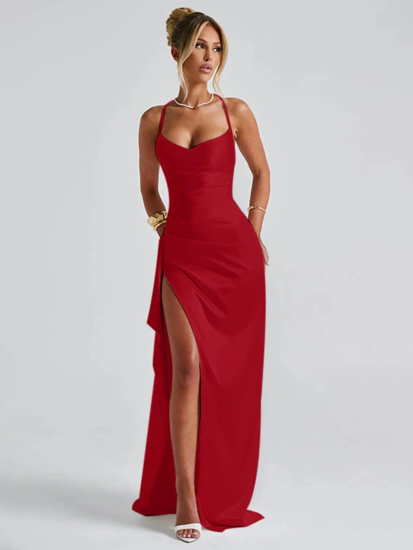 strapless open back dress Casette Silk Dress – Petite Chérie