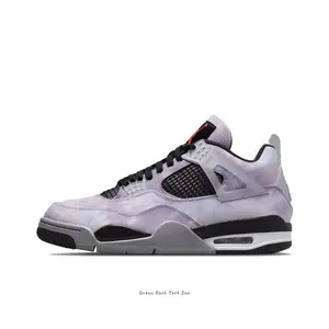 Amethyst Wave Accented High-Top Casual Shoes