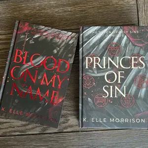 Special Edition Hardback Set: Includes Full color page special edition of Blood On My Name and The Princes Of Sin omnibus Character Art Paranormal Romance