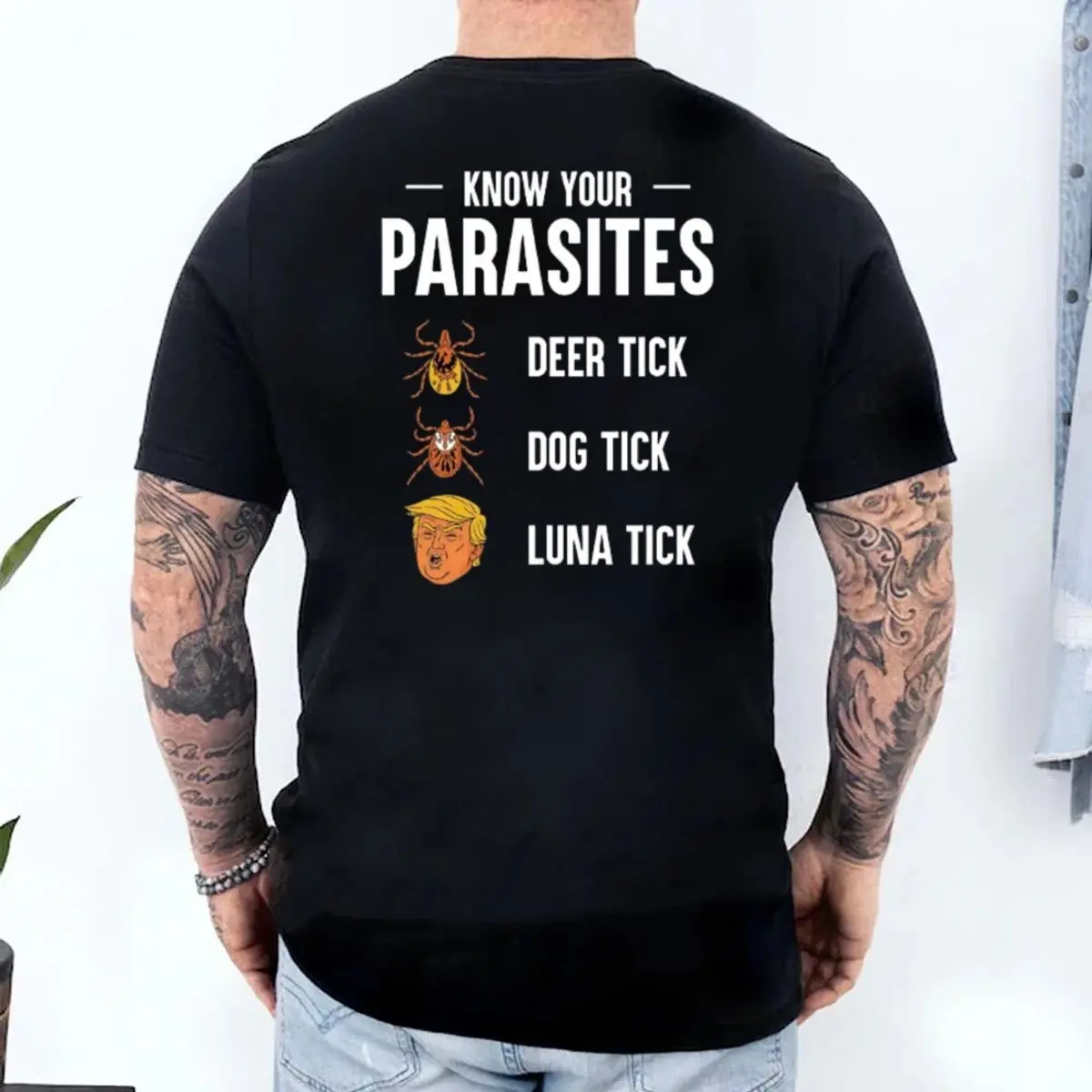 Know Your Parasites On Back Shirt, Liberal Tee, 8647 Shirt, Political Humor, Funny Election Top, Unisex Sweater Pullover Tee