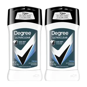 Degree Men Ultraclear 72H Men'S Antiperspirant Deodorant Stick, 2.7 Oz Twin Pack Unilever Home and Personal Care - North America