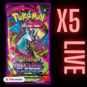 Mega Evolution—Phantasmal Flames Booster Pack X5