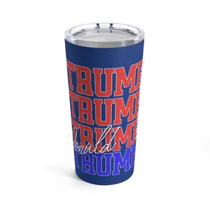 Blue Trump Stronger Together – Stylish & Durable Travel Mug for Supporters