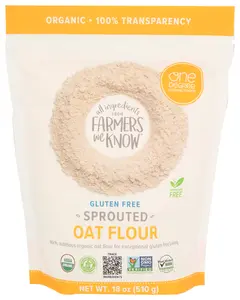 One Degree Flour Sprtd Oat Gf Org - 18.000 OZ