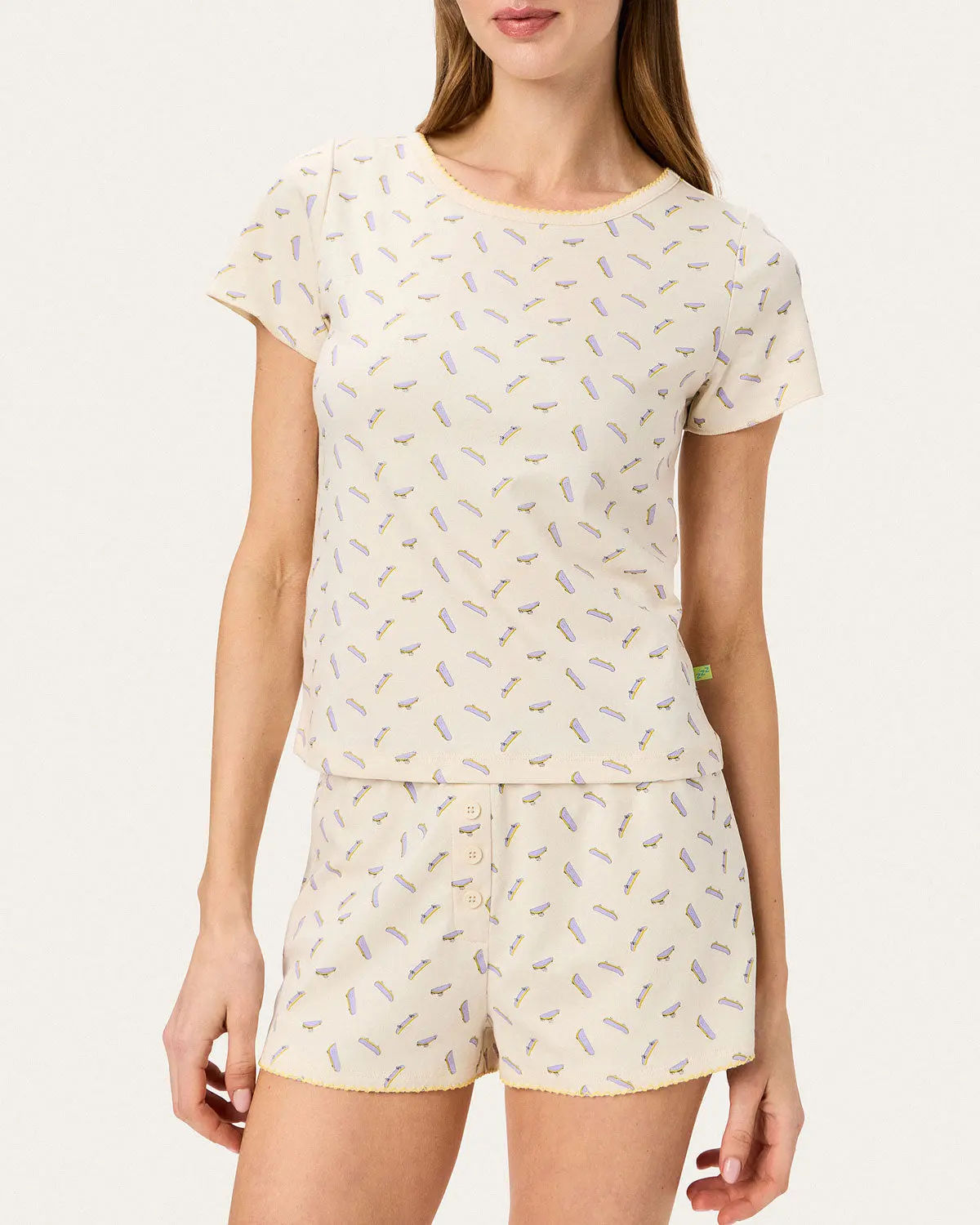 Suzie Pj Set in Skate Dreams