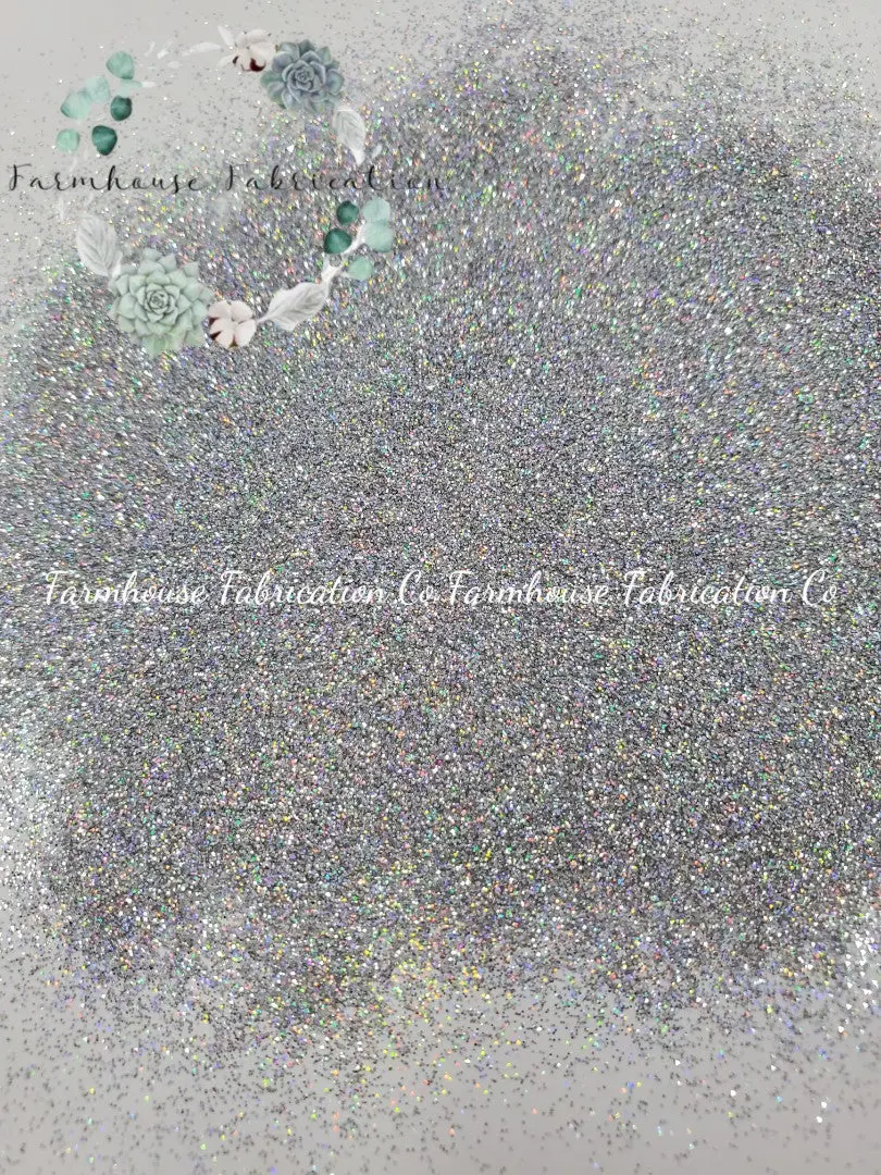 "Sterling Sliver" / Holographic Glitter / Holographic Silver Glitter / Tumbler Glitter / Ultra Fine Glitter