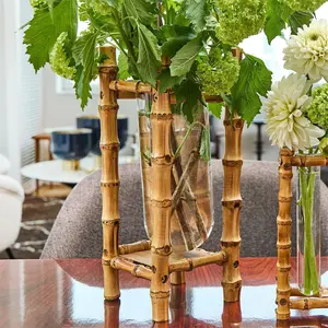 Handcrafted Natural Bamboo Vase