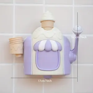 Fun Bath Toy, Ice Cream Bubble Maker, Bathing And Shower Toy Bathroom Kids Water Play Interactive Toy, Outdoor Water Foam Maker Toy, Hand Soap Foam Maker Toy