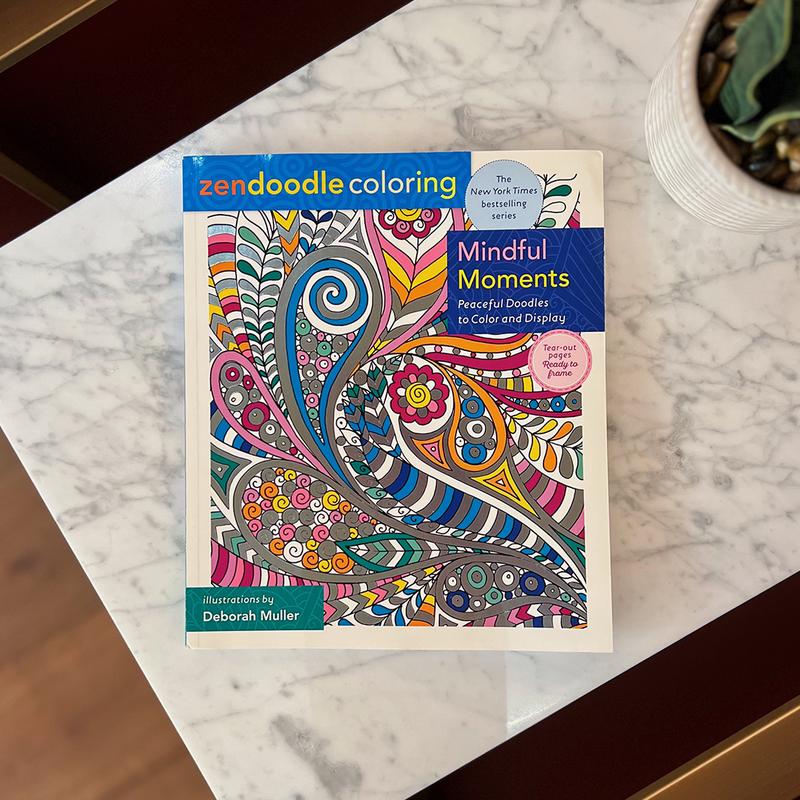 Zendoodle Coloring: Mindful Moments by Deborah Muller (Paperback)