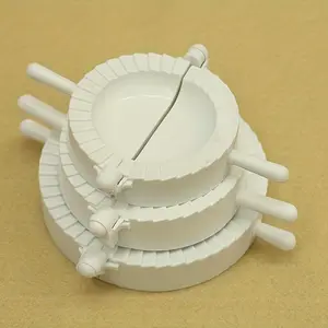 3  Dumpling Mold Set - Quick-Press Plastic Clips for Perfect Dumplings - Easy-to-Use Kitchen Tool for Home Cooking  Utensils