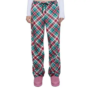 Candy Cane Plaid Sweatpants