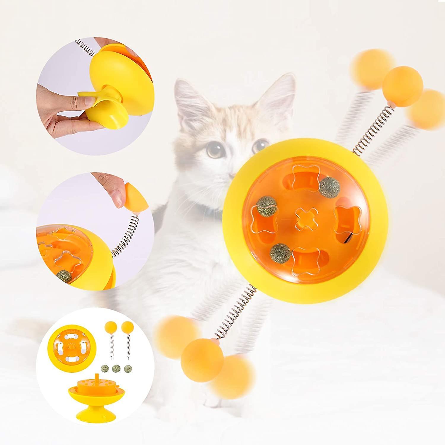 Interactive Catnip Turntable Toy