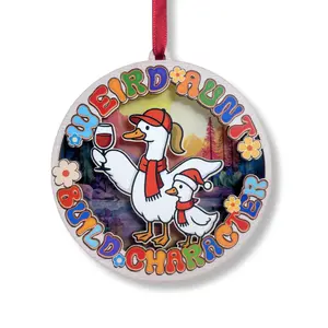 Aunt Ornament 2025, Aunt Christmas Ornament from Niece or Nephew, Best Auntie Ever Ornaments, Auntie Christmas Ornaments Keepsake, Xmas Tree Hanging Decoration, Gift for Aunts