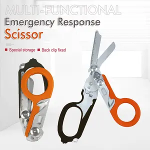 Hawk Folding Scissors Metal Shears Portable Pliers Outdoor Security Survival Tool, 420hc Stainless Steel Extendable Pliers, Durable & Compact Design
