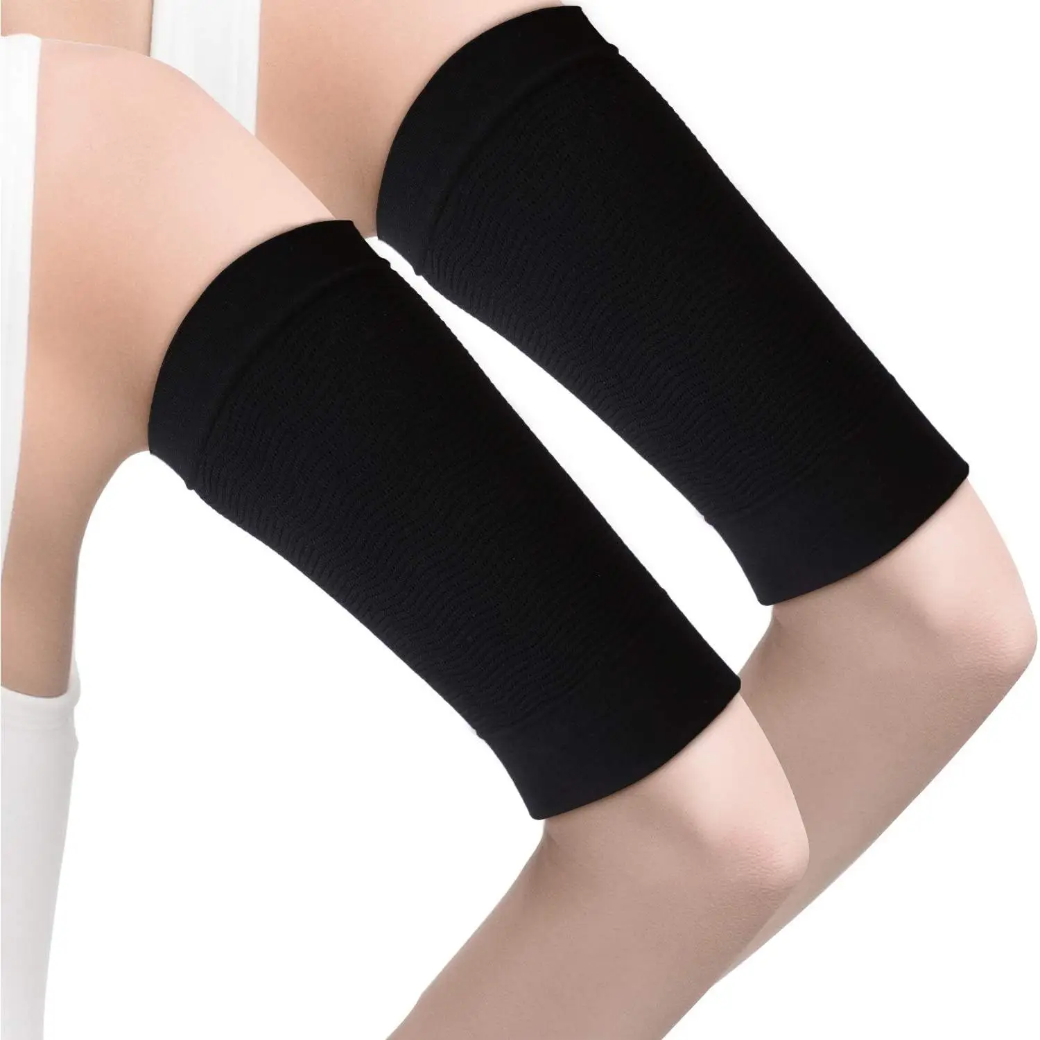 4 Pairs Black Upper Arm Shaper Compression for Women Flabby Arm Compression Elastic Shapers Sport Fitness Slimming