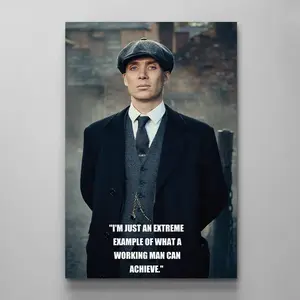 Tommy Shelby Poster, Peaky Blinders TV Show Wall Art, Quality Paper 8x12 to 27x40