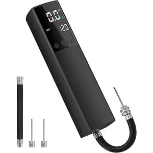 Electric Ball Pump, Smart Air Pump Portable Fast Ball Inflation with Precise Pressure Gauge and Digital LCD Display for Football Basketball Volleyball Football