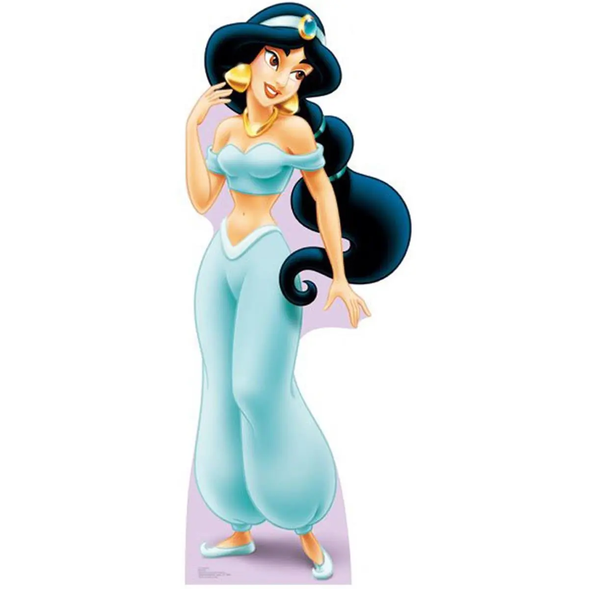 Jasmine Life-Size Cardboard Stand-Up, Wall-Mounted Home Decor, Home Supplies Display Accent