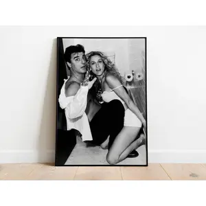 (No Frame) Carrie and Mr Big Poster Photo Print Photography Home Decor Wall Art