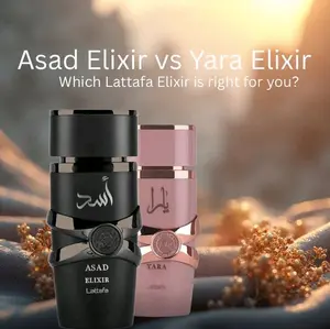 LATAFFA YARA ELIXIR & LATAFFA ASAD ELIXIR EDP 3.4oz/100ml Bottles