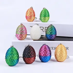 9-Piece EcoPals 3D-Printed Dinosaur Egg Set with Surprise Dinosaurs Inside – Colorful animal-themed decorations perfect for holidays like Christmas, Easter, and Thanksgiving. Ideal for bedrooms, living rooms, kitchens, and dinosaur-themed rooms.