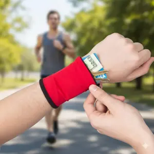 Lightweight Ventilated Running Belt; secure zip pouch for keys, cash, and essentials. Sweat-Resistant, Comfortable Gear for jogging, Cycling, Travel, and Gym. Ideal Fitness Accessory for Outdoor Enthusiasts.