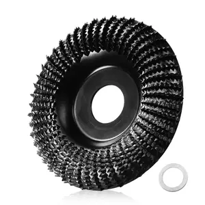 Carving Disc 4 Inch,Wood Stump Grinder,Angle Grinding Wheel with 7/8"Arbor for Wood Carving, Shaping, Working,Tree Stump Remover