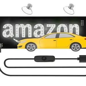 Luz Pro Flex Delivery Driver LED Sign - Bright Colorful Safety Lights for Enhanced Visibility & Energy Efficiency - Easy Install Portable Design - Durable & Professional for Nighttime Deliveries