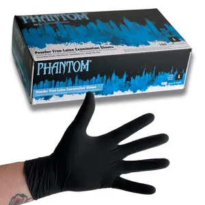 Adenna Phantom Black Latex Gloves