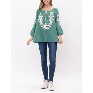 Raj Norah Embroidered  Blouse