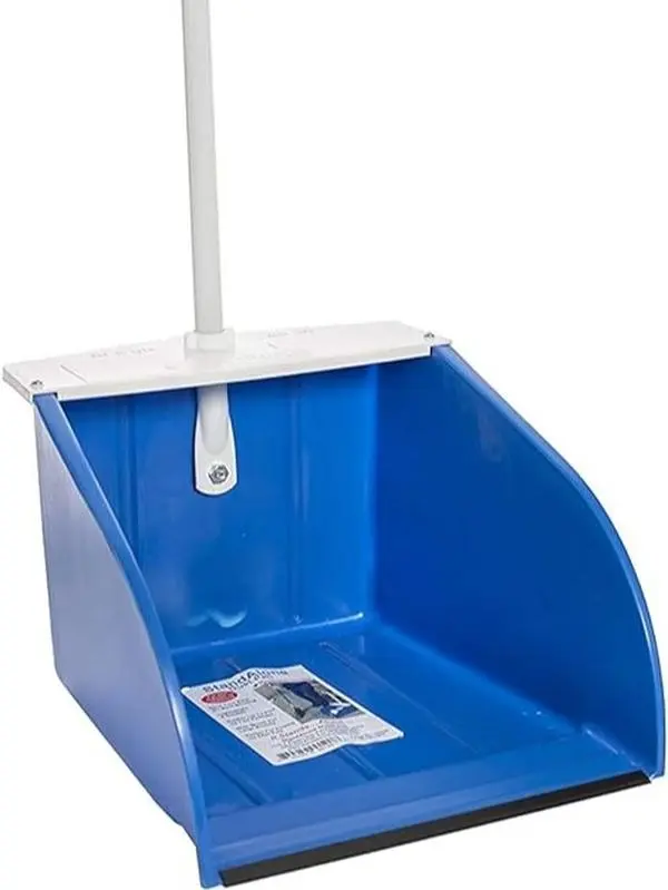 McLane Stand-Up Dust Pan, Indoor and Outdoor, Wide Mouth Dust Pan for Kitchen and Garage, (DP5)