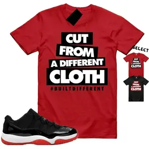 Unisex Shirt To Match AJ 11 Low Bred 2025 Sneaker Matching Tee CLOTH T-Shirt, 11 Low Bred Outfit, Trending Shirts, Top Tshirt