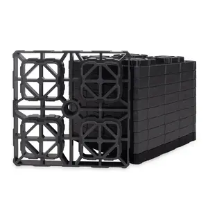 Camco 10 Pack Fasten XL RV Leveling Blocks, Interlocking Design, 10.5" x 10.5"