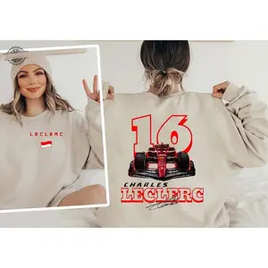 Charles Leclerc Formula One Sweatshirt, F1 Shirt, F1 Two Sides Shirt, Charles Leclerc Shirt, Charles Leclerc F1 Shirt, Charles Leclerc 16 T-shirts, Crewnecks, Hoodies – Gifts Suitable for Anyone