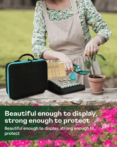 Seed Storage Organizer Box – 120 Mini Containers, Waterproof & Dustproof