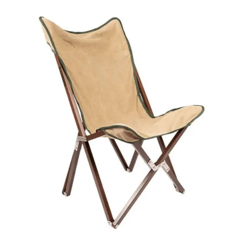 Vaquero Folding Chair | Dark Hardwood & Canvas | Chama Chairs
