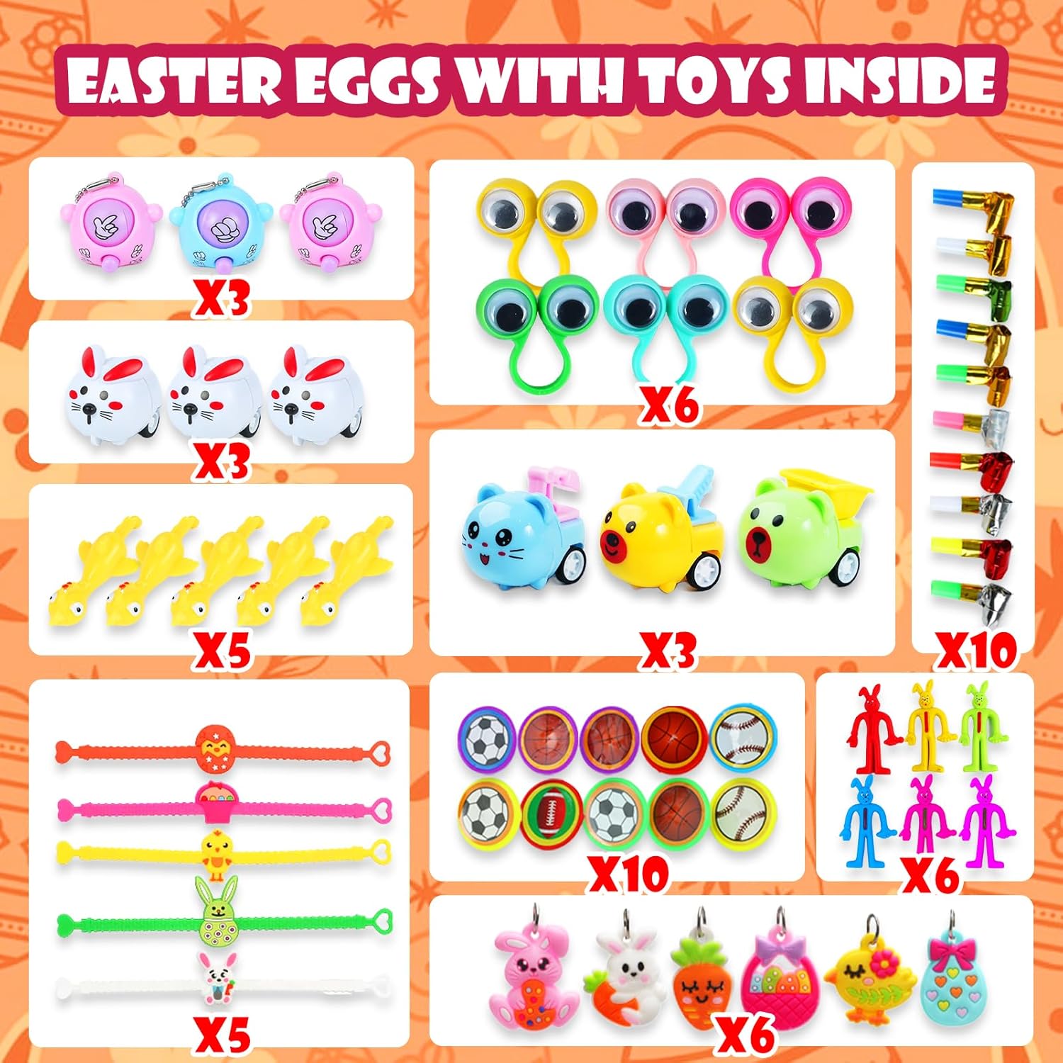 300 PCS Easter Egg Fillers for Kids Toy Assortment, Pre-Filled Eggs, Easter Basket Stuffers, Party Favors, Classroom Prizes, Carnival Treasure Box Toys, Egg Hunt Supplies & Birthday Gift Rewards 300 PCS Easter Egg Fillers for Kids Toy Assortment, Pre-Filled Eggs, Easter Basket Stuffers, Party Favors, Classroom Prizes, Carnival Treasure Box Toys, Egg Hunt Supplies & Birthday Gift Rewards