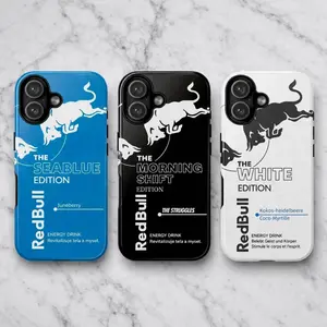 Red Bull Phone Case Energy Drink Cover - Compatible with iPhone 11–17 & More (Check Available Sizes)