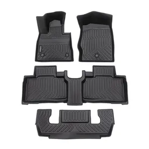 Depituu For Ford Explorer 6 Seat 2020-2026 Floor Mats & Cargo Liners, All Weather Floor Mats,Waterproof Anti-slip Durable Floor Mats Car Accessories Autos Protector Automotive,auto accessories,car essentials,car accessories,trunk or treat car