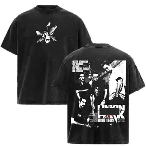 Chester Bennington Legacy Tee – Vintage Acid Wash Heavy Cotton Oversize Unisex Rock Band T-Shirt, Retro Y2K Nu Metal Streetwear Top, Linkin'n Parks Music Merch for Fans, 2000s Tour Collector Merch.