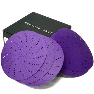 5" Ceramic Multi-Hole Hook & Loop Discs