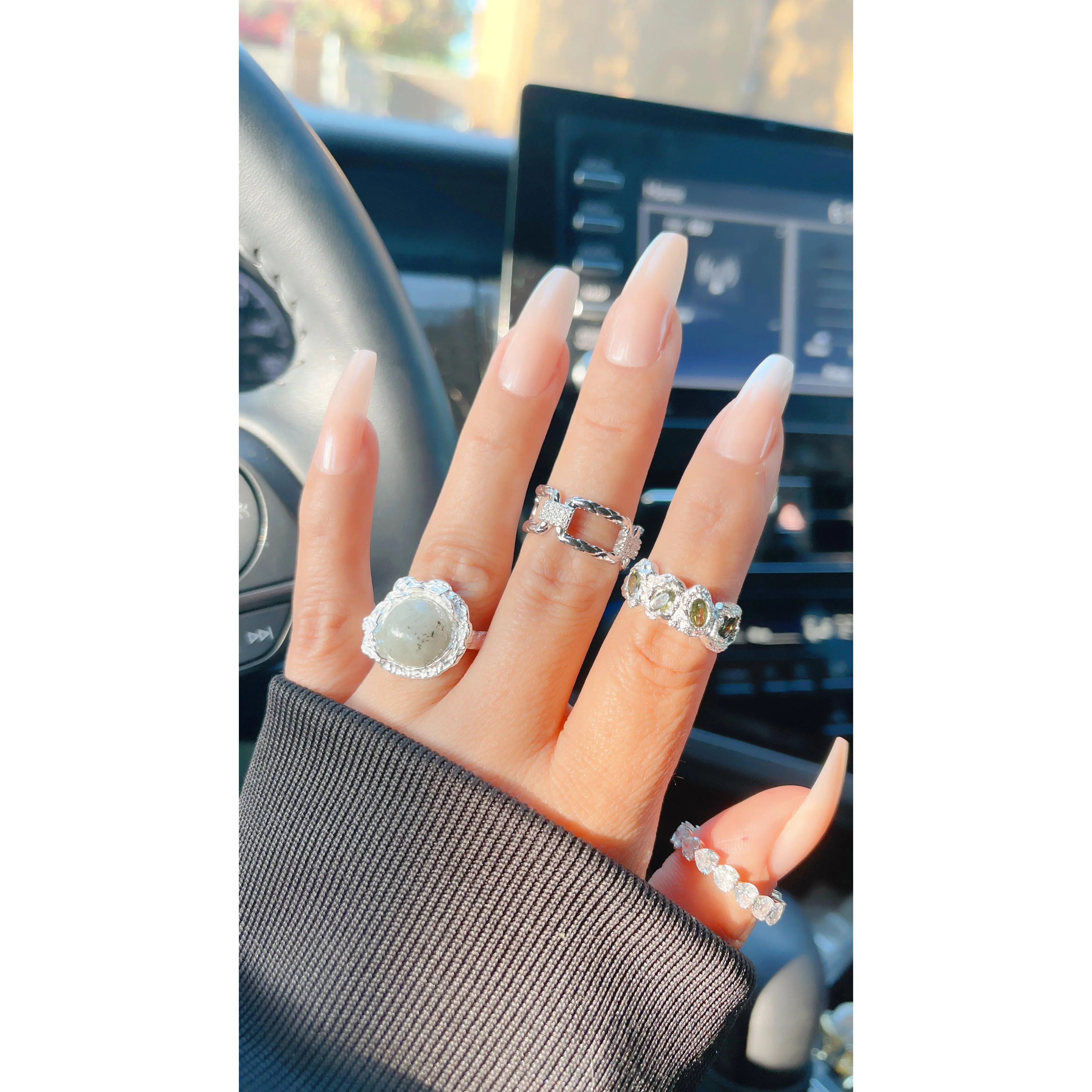 Silver Nugget Ring