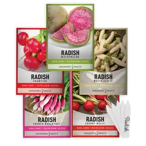 Radish Seed Assortment | 5 Variety Pack fresh seed