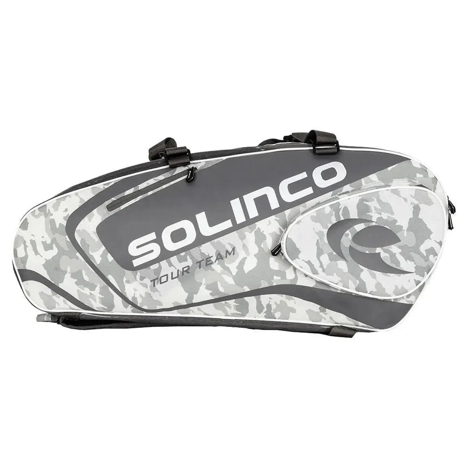 Arctic Camo Unisex Tennis Racket Bag, 6-Racket Capacity, Temperature-Regulating, Adjustable Straps