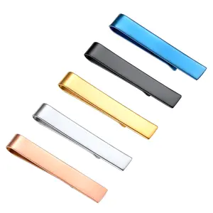 PROSTEEL Tie Clips Set Stainless Steel Tie Bar Necktie Clip Jewelry Unisex For Men Women with Gift Box