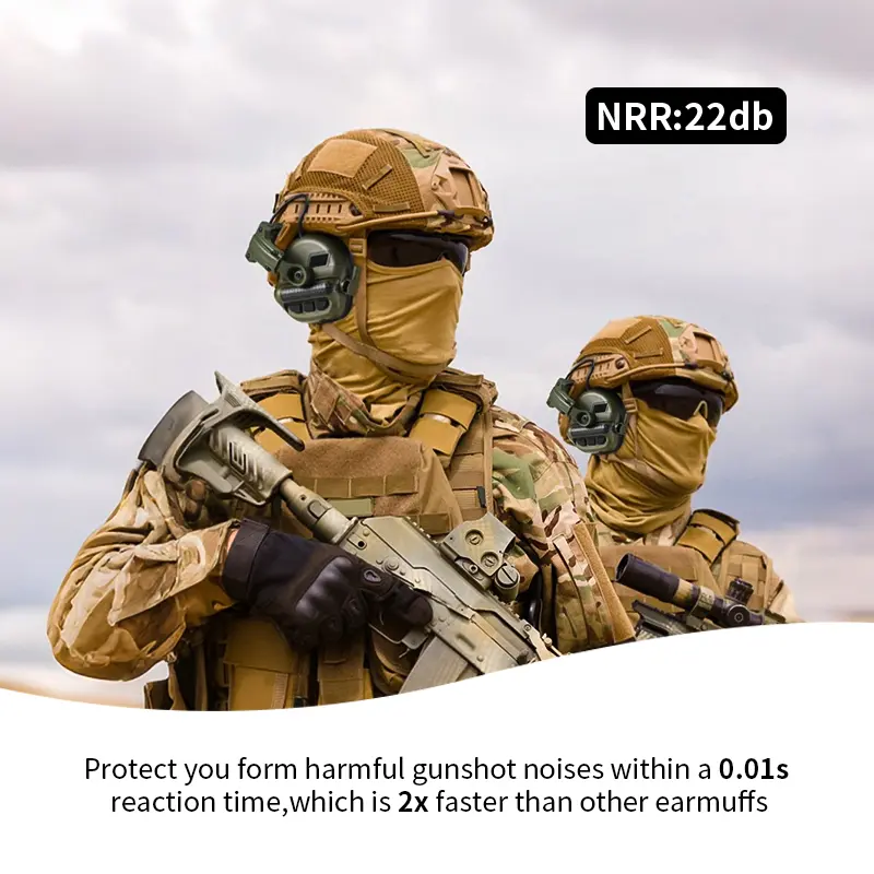 ARM NEXT F30 Unisex Tactical Helmet Headset - Helmet-Ready Fit