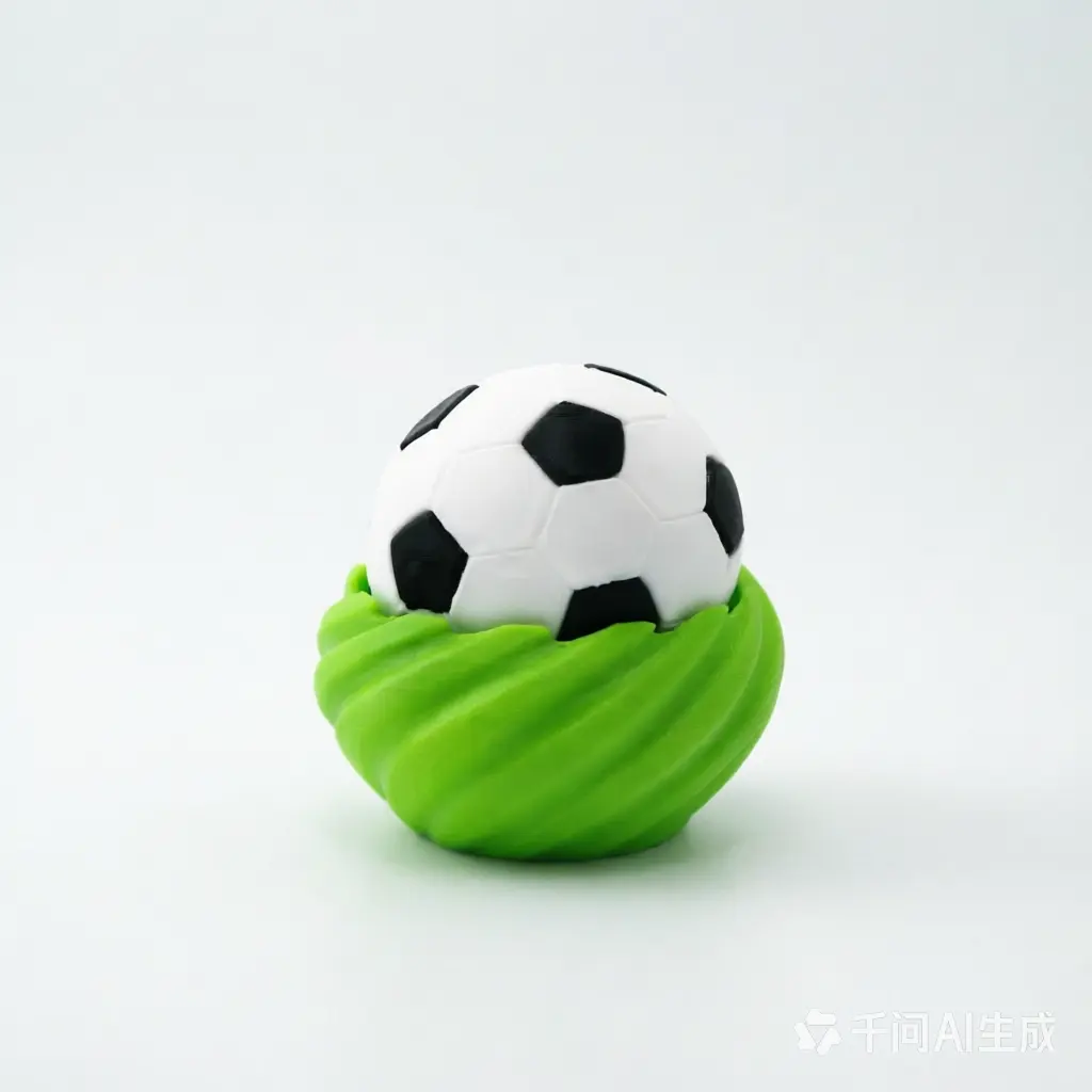 3D Printed Soccer Fidget Clicker Toy, Stress Relief Sensory Fidget with Crisp Mechanical Switch, Portable Anxiety-Relief Desk Fidget Toy for Kids & Adults, Focus & Relaxation Tool for Office, School & Travel Use