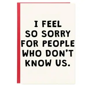 1PC Funny Best Friend Birthday Greeting Card, Humorous Anniversary & Valentine's Day Gift, Suitable for Bff, Husband, Wife, Couples, Includes Envelope