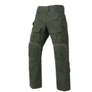 Men's Classic G3 Camo Tactical Pants - Durable Waterproof Cotton for Hiking, Climbing, Camping, Outdoor Training & Fishing Menswear Costumes Fathersdaygift Stretch Fabric Trouser Pocket Activewear Army Green Athletic