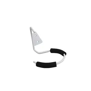 FUSOU Stainless Steel Hair Dryer Holder Vanity Desk Accessory 2.9 in Side Length 3.15 in Circle Diameter Bathroom Counter Organizer